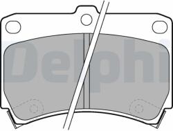 DELPHI Set Placute Frana, Frana Disc Lp743 Kia Avella/Rio I Mazda 121 Ii/323 C Iv/Demio (LP743)