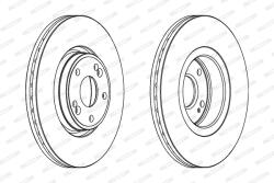 FERODO Disc Frana Ddf1205C Renault Laguna Ii (DDF1205C)
