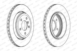 FERODO Disc Frana Ddf1280C Bmw 3 (DDF1280C)