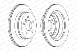 FERODO Disc Frana Ddf1697C Bmw 1/3/X1 (DDF1697C)
