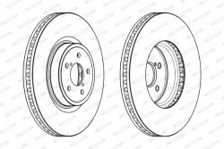 FERODO Disc Frana Ddf1841C-1 Subaru Forester/Legacy Iv/Legacy V/Outback (DDF1841C-1)
