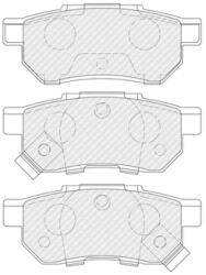 FERODO Set Placute Frana, Frana Disc Fdb621 Honda Accord Iii/Beat/City Iii/City Iv (FDB621)