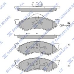 Hi-Q Set Placute Frana, Frana Disc Sp1347 Hyundai Sonata Vi/Sonata Vii/Ix20/Ix35 (SP1347)