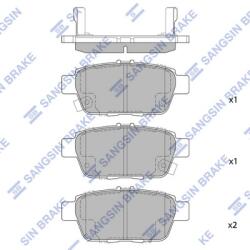 Hi-Q Set Placute Frana, Frana Disc Sp1430 Acura Tl Honda Ridgeline (SP1430)