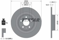 TEXTAR Disc Frana 98200295101 Volvo S60 Iii/S90 Ii/V60 Ii/V60 Ii Cross Country/V90 Ii (98200295101)