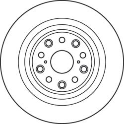 TRW Disc Frana Df6038S Lexus Ls (DF6038S)