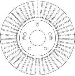 TRW Disc Frana Df6222 Hyundai Santa Fé Ii (DF6222)