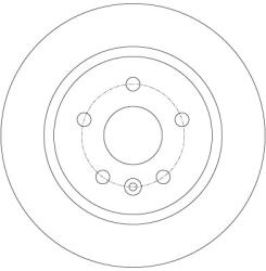 TRW Disc Frana Df6340 Chevrolet Aveo/Cruze/Trax Opel Astra J/Astra J Gtc/Mokka X (DF6340)