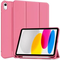 Tech-Protect Sc Pen oldalra nyíló kitámasztható mappa tok ceruza tartóval Apple iPad 11 2025 / 10.9 2022 magenta