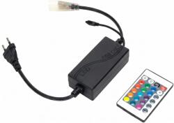 Aigostar - Cablu de alimentare pentru bandă LED RGB 600W/230V cu telecomandă (AI3098)