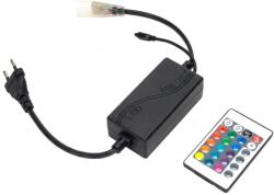 Aigostar - Cablu de alimentare pentru bandă LED RGB 1000W/230V cu telecomandă (AI3099)