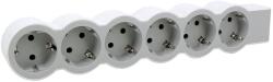 Legrand Multipriza LEGRAND 6-fach, UltraalbGri, fara cablu, design ultra-plat (38352511)