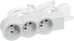 Legrand Priza multipla Legrand cu 3 prize, cablu 1, 5 m, extraflache, alb-gri (26487782)