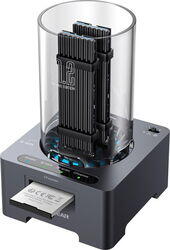 GRAUGEAR Card reader Graugear Docking + Kartenleser fur 1x M. 2 NVMe, 1x M. 2 NGFF, 1x CF-Express (g-m2dk-cr-10g)