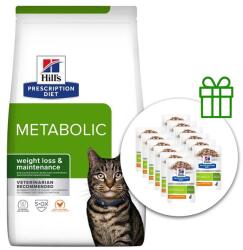Hill's Hill' s Prescription Diet Feline Metabolic weight loss & maintenance 8 kg + macskaalom INGYEN
