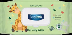 Deep Fresh nedves törlőkendők Zsiráf ízű 120 db