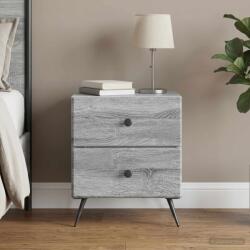  Dulap de noapte Sonoma gri 43 x 34, 5 x 47, 5 cm Lemn prelucrat (895457-895457)