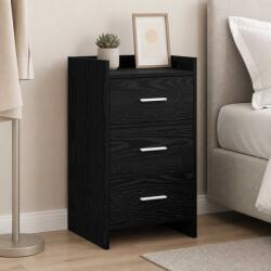  Mese de noptieră Stejar Negru 40 x 36 x 70 cm Lemn prelucrat (8011028-8011028)