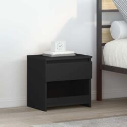  Noptiere, 2 buc. , negru, 40x30x39 cm, lemn prelucrat (803446-803446)