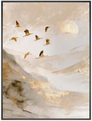 Styler Tablou cu ramă imprimat 60x80 cm Golden Peaks II - Styler
