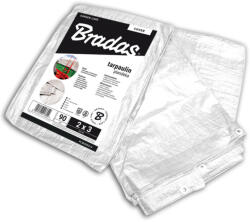 Bradas PLW9056 fehér takaróponyva (90g/m2) - 5x6 m (PLW9056)