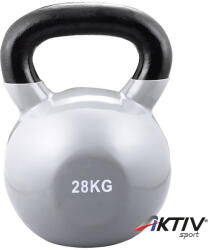 Trendy Sport Kettlebell Trendy vinyl szürke-fekete 28 kg (6528) - aktivsport