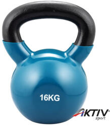 Trendy Sport Kettlebell Trendy vinyl zöld-fekete 16 kg (6516) - aktivsport