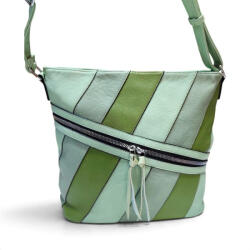 Plazabox Anikó zöld női válltáska kényelmes sokzsebes crossbody (na-2237-green)