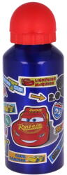 TYPEC Sticla de apa Stor®, pentru copii, din aluminiu, cu model Cars Stickers, 400 ml
