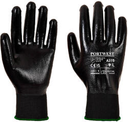 Portwest ALL-FLEX GRIP A315 / Mănuși cu nitril imersat - negre XL (A315K8RXL)