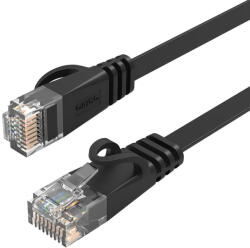 ORICO PUG-C7B CAT7 10Gbps RJ45 Ethernet Network Cable Internet LAN Flat 3m - Black (ORICO-PUG-C7B-30-BL-EP)
