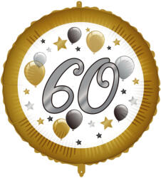 Procos Happy Birthday 60 Milestone fólia lufi 46 cm (PNN98022)