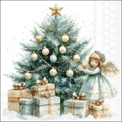 Ambiente Angyalka karácsonyfánál szalvéta - Christmas Fairy (VR-33321055)