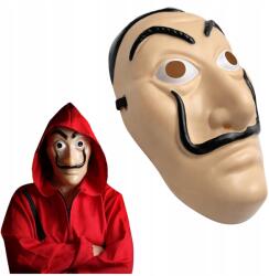 Korbi Maszk La Casa De Papel Salvador Dali Bella Ciao Professzor Halloween Jelmez (Korbi MASKA BELLA CIAO DOM Z PAPIERU COSPLAY)