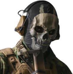 Goaduoynt Ultra Realisztikus maszk Ghost Call of Duty Kéményseprő Koponya Latex (6979905258899)