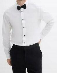 Bonprix B. p. c Férfi Ing Slim Fit Pamut Gallér Hosszú UJJÚ__43/44