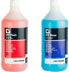 Errecom Pachet curatare filtru de particule DPF in 2 pasi, Errecom DPF Flush 1 L si DPF Rinse 1 L