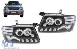 KITT Lightning ANGEL EYES f%nysz%r%k Mitsubishi Pajero V60 (2000-2006) fekete (HLMIPAJERO)