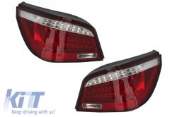 KITT Lightning Hátsó lámpa LED fénysor BMW 5 E60 (2003-2007) modellekhez, piros/fehér (TLBME60)