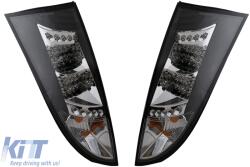 KITT Lightning LED hátsó lámpák Ford Focus MK1 Hatchback DAW DBW (1998-2004) fekete (TLFOFMK1BLED)