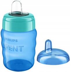 Philips Csepegésmentes Bögre Philips Avent SCF553/05 Szájfeltéttel 260ML 9M+ Kék (SCF553/05)