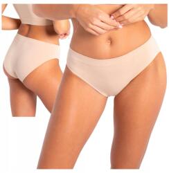 Gatta Bugyi női varrat nélküli mini bikini alsónadrág Kiki 1443s bézs M (Wygodne majtki bezszwowe)
