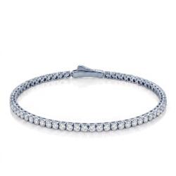 SAVICKI Brăţară Savicki 2.1mm: aur alb, zirconiu - savicki - 4 443,00 RON