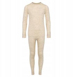  Merino Woolcano termoaktív gyerek fehérnemű szett bézs 100-120 (SET0683)
