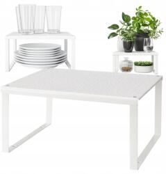 IKEA Konyhai polc Ikea Variera Behelyezhető Fém Fehér 32x28x16 palackokhoz (PÓŁKA KUCHENNA)