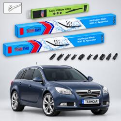 TeamCar Ștergătoare Opel Insignia A Sports Tourer 2008-2017 | Set Față și Spate Flat Premium - TeamCar® (TCINSAST604530FLP)