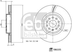 FEBI BILSTEIN Disc Frana Punte Fata 186335 Audi Q4 Cupra Born Skoda Enyaq Iv Vw Id. 3/Id. 4/Id. 5 (186335)