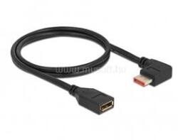 Delock 87077 1m DisplayPort 8K 60Hz anya egyenes - apa 90°-ban jobbra hajlított kábel (DL87077) (DL87077)