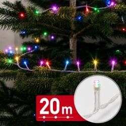 Phenom Fényfüzér - 20 m - színes - 400 LED - 100-240 V - 6 W - átlátszó kábel, 59768T (59768T)