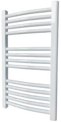 BRH WENTOREX Arcos Central 500/1000 vízteres, ívelt törölközőszárító radiátor (fehér - 500 mm), 386561AR50010W